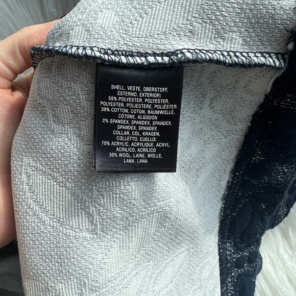 Anthropologie Maeve Navy
Jacquard Turtleneck Sleeveless Midi Sweater
Dress - Picture 8 of 8